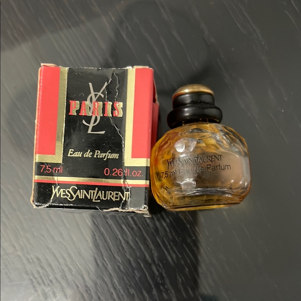 Yves Saint Laurent Paris Eau de Parfum 7.5ml - Black and Gold